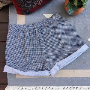Vintage Shorts - Vintage High Waisted Gingham 80s 90s Shorts Vintage Shorts - Vintage High Waisted Gingham 80s 90s Shorts